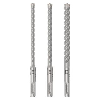 Set burghie pentru beton Bosch SDS Plus 5X, SDS Plus, 6-10mm, 3 bucati