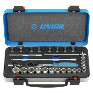 Trusa de scule Unior 239C, 3/8", 30 piese