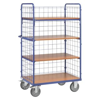 Carucior cu bare Fetra 8351-1, 600kg 4 polite 1000x600mm