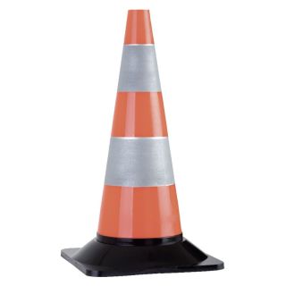 Con de semnalizare, alb/gri, 50cm, 640g