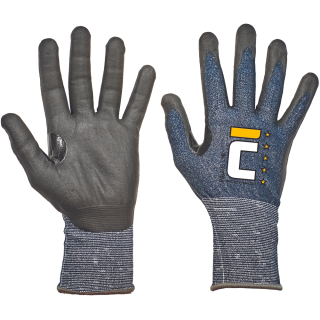 Manusi protectie taiere Cerva RALLUS CUT C, albastru/negru, mas. 9