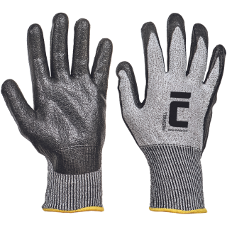 Manusi protectie taiere Cerva RAZORBILL, gri/negru, mas. 10