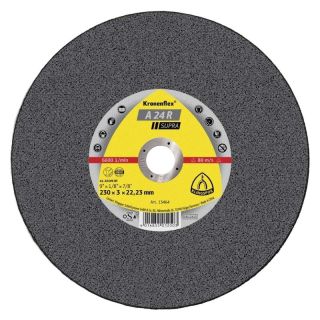 Disc taiere otel/inox/fonta Klingspor A 24 R SUPRA, 125x22.23x2.5mm