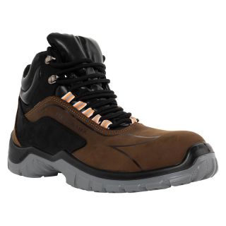 Bocanci cu bombeu Renania QOMANDOR, S3 SRC, maro/negru, mas. 42