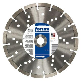 Disc diamantat beton/caramida Forum , 230x22.23x2.6mm