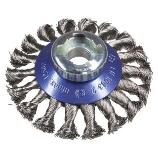 Perie conica Osborn EUPBBB001, fir rasucit otel 0.5mm, 100x22mm