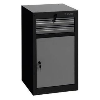 Dulap ingust pentru scule Unior 990NDD2-BLACK, 2 sertare si usa