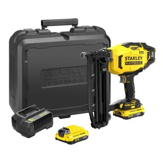 Pistol pentru batut cuie Stanley SFMCN616D2K, 18V, cu acumulator