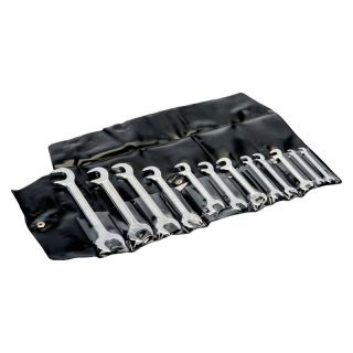 Set chei fixe Bahco Lilliput, finisaj cromat, in husa, 12 bucati
