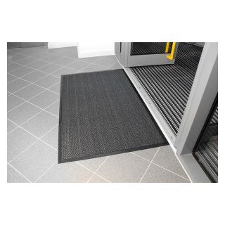 Covor pentru intrare Coba Vyna Plush 1.2x1.8m negru/gri