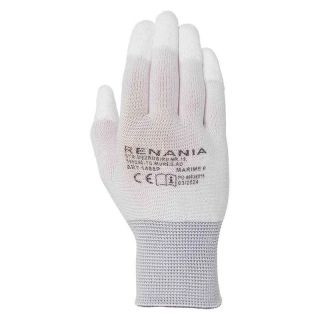 Manusi textile Renania BEST P, alb, mas. 10
