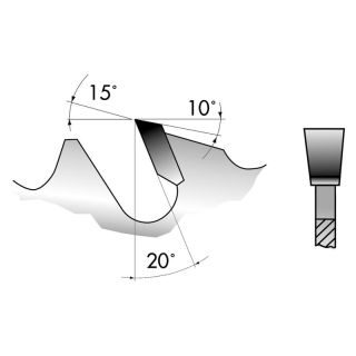 Panza fierastrau circular Forum, HW LFZ1, 355x30x3.5mm, 16 dinti