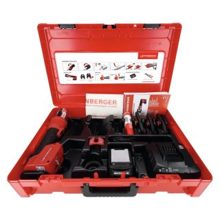 Dispozitiv de presat Rothenberger Romax NANO IJAW cu bacuri de presare SV15-22-28, 2Ah