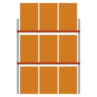 Raft pentru paleti Meta MULTIPAL 500km 3300x1100x2700mm 3 polite