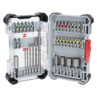Set biti de insurubare Extra Hard si set burghie Bosch CYL-3, 35 bucati