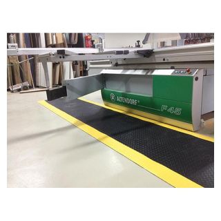 Covor COBA Deckplate 1.2x 1m liniar negru/galben