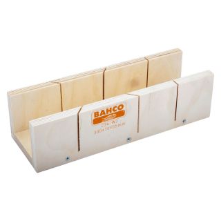 Cutie de taiere diagonal din lemn laminat Bahco pentru fierastrau manual, 300 mm, h=63mm