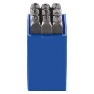 Set poansoane Forum, cifre 0-9, 10mm, 9 piese