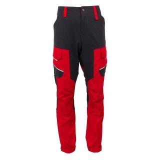 Pantaloni Renania ELASTICO, rosu/gri, mas. 2XL