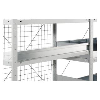 Bordura pentru marfa vrac 1000x75mm gri pentru raft CLIP