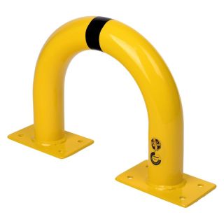 Bariera de protectie Dancop 420x350x76mm zincat negru/galben