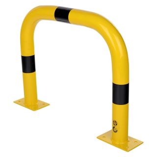 Bariera de protectie Dancop 750x600x76mm zincat negru/galben