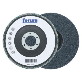 Disc polizare aluminiu/otel/fonta Forum, 125x22.23mm, granulatie mediu-moale