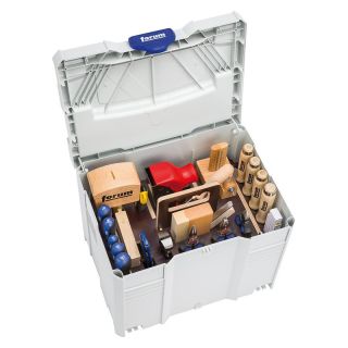 Trusa de scule, set 31 buc, pentru prelucrarea lemnului, in cutie transport, Forum