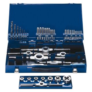 Set scule filetare de mana, DIN352 HSS, M3-12, 42 buc, FORUM