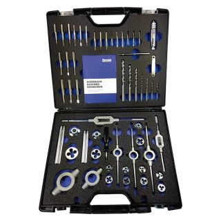 Set scule filetare de mana, blank, DIN352 HSS, M3-M12, 53buc, FORUM