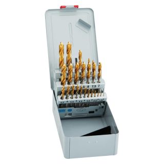 Set burghie pentru metal Forum HSS-TiN DIN338, 1-10.5mm, 24 piese