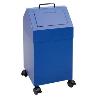 Cos de gunoi Stumpf 45L albastru cu roti