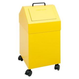 Cos de gunoi Stumpf 45L galben cu roti