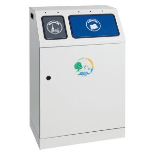 Cos de gunoi Stumpf Duplex 30+60L gri