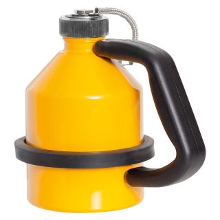 Cana de otel capac cu surub Asecos 1L galbena