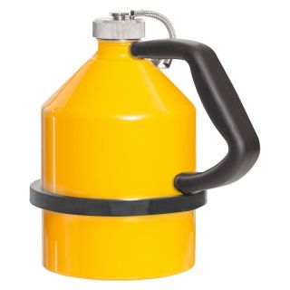 Cana de otel capac cu surub Asecos 2L galbena