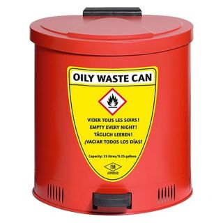 Container pentru deseuri Asecos 35L rosu